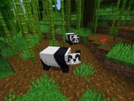 Minecraft pandas near bamboo (Image via the mine.guide)